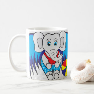 Majestueuze olifant: een symbool van kracht en gen koffiemok