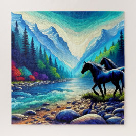 Majestueuze ontmoeting in Vibrant Valley Elegant D Legpuzzel