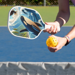Majestueuze Orka Leaping Pickleball Paddle