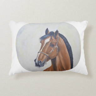 Majestueuze paardenportret T-shirt Accent Kussen