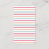 Majestueuze parel onder het Zeeen Baby shower Informatiekaartje (Achterkant)