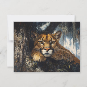 Majestueuze poema in bos briefkaart