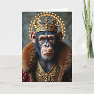 Majestueuze primaat verjaardagskaart kaart