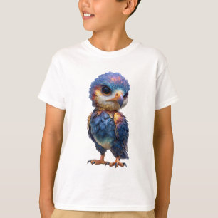 Majestueuze Regenboog Feniks Uil Kuiken Kinderen T-shirt