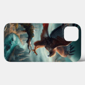 majestueuze roodstaarthaai springt omhoog Case-Mate iPhone case (Achterkant (horizontaal))