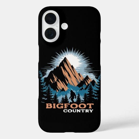 Majestueuze Sasquatch met bergen Case-Mate iPhone Case (Achterkant)