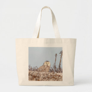 Majestueuze Sneeuwuil van de Connecticut-kust Grote Tote Bag