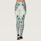 Majestueuze Splendore de Boho Peacock Leggings (Achterkant)