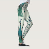 Majestueuze Splendore de Boho Peacock Leggings (Rechts)