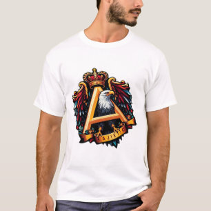 Majestueuze symboliek: de gekroonde adelaar en de t-shirt