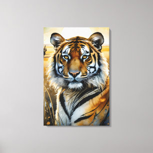 Majestueuze Tijger Canvas Afdruk