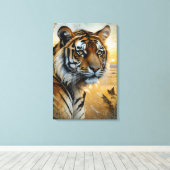 Majestueuze Tijger Canvas Afdruk (Insitu (Houten vloer))