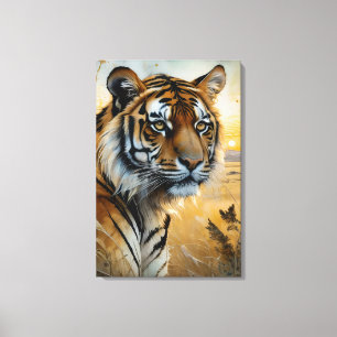 Majestueuze Tijger Canvas Afdruk