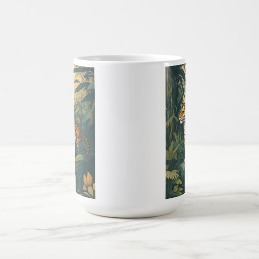 Majestueuze tijger in het Oerwoud Elegant Wildlife Koffiemok (Center)