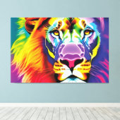 majestueuze trots canvas afdruk (Insitu (Houten vloer))