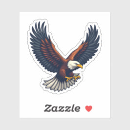 Majestueuze Vliegende Adelaar Symbool van Kracht e Sticker