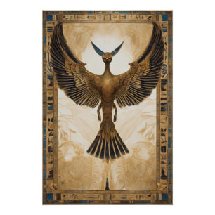 Majestueuze vlucht van het hemelse beest perfect poster
