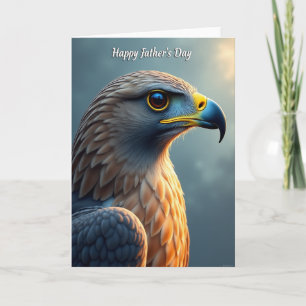 Majestueuze Vogel Vaderdag Portretkaart Kaart
