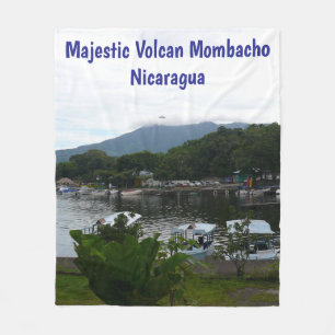 Majestueuze vulkaan Mombacho – Granada, Nicaragua Fleece Deken