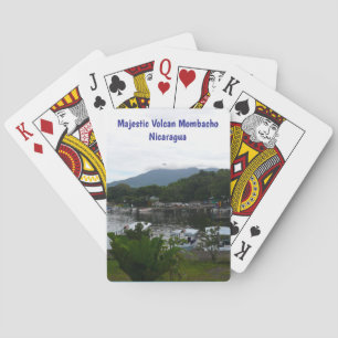Majestueuze vulkaan Mombacho – Granada, Nicaragua Pokerkaarten