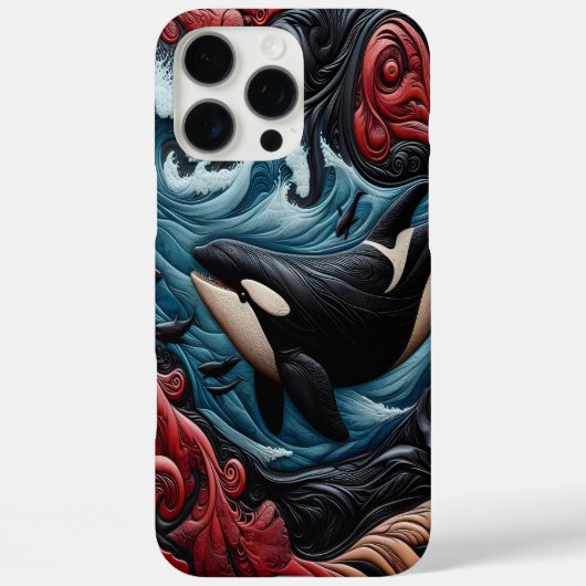 Majestueuze walvissen: de omhelzing van Zee Case-Mate iPhone Case (Achterkant)