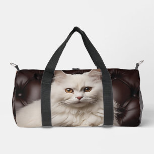 Majestueuze witte kat plunjezak