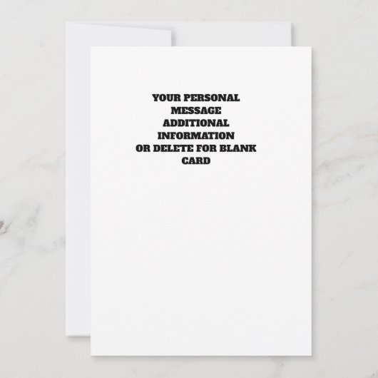 Majestueuze wolf boven besneeuwde piek kaart (Achterkant)