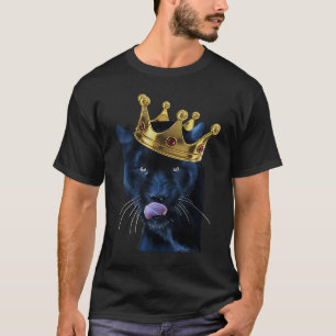 Majestueuze zwarte jaguar panter t-shirt