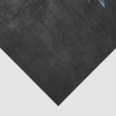 Majestueuze zwarte raaf tissuepapier (Detail)