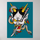Majima Goro Hannya Poster (Voorkant)