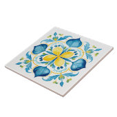 Majolica, Carreaux bleus, Carreaux siciliens, Carr (Côté)