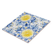 Majolica, Carreaux bleus, Carreaux siciliens, Carr (Côté)