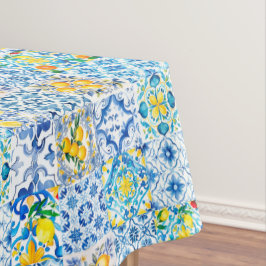 Majolica, citroen, Siciliaanse tegels, Tafelkleed