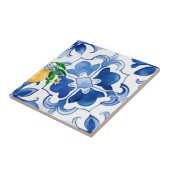 Majolica, citron, carreaux siciliens, (Côté)