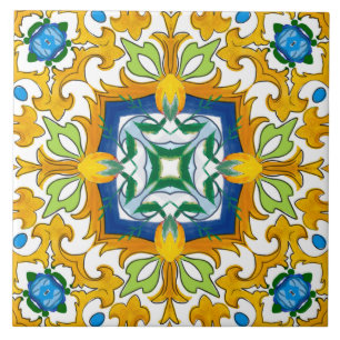 Majolica, mediterrane tegels, tegeltje