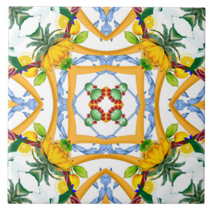 Majolica, mediterrane tegels, tegeltje