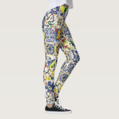 Majolica Pattern Print Leggings (Rechts)