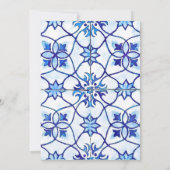 Majolica tuiles nuptiale invitation Sicilien (Dos)