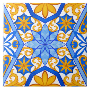 Majolica waterverf naadloos patroon tegeltje