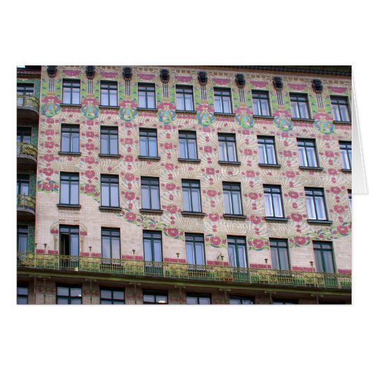 Majolikahaus Vienne Autriche (Devant horizontal)