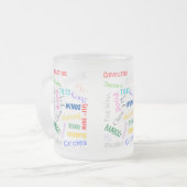 Majong Frosted Mots Mug (Devant gauche)