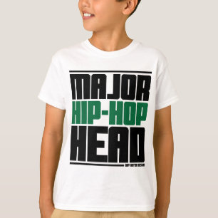 Majoor Hip Hop Head Green T-shirt