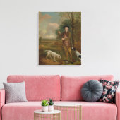 Majoor John Dade (1726-1811) van Tannington, Suffo Canvas Afdruk (Insitu (Woonkamer))