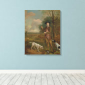 Majoor John Dade (1726-1811) van Tannington, Suffo Canvas Afdruk (Insitu (Houten vloer))