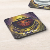 Majoor (Kat) Tom: Bier Onderzetter (Linkerzijde)