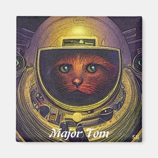 Majoor (Kat) Tom: Magneet (Voorkant)