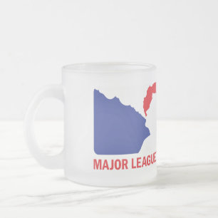 Majoor League Vaping Logo Vaper Frosted Mok