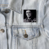 Majoor Sir Ernest Shackleton Vierkante Button 5,1 Cm (In situ)