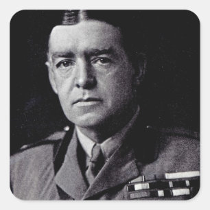 Majoor Sir Ernest Shackleton Vierkante Sticker