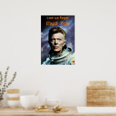 Majoor Tom Bowie Starman Poster (Keuken)